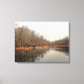 De vijver canvas afdruk (Voorkant)