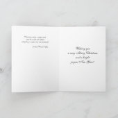 De vijver feestdagen kaart (Binnen)