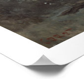 De vijver van Ville d'Avray, 1868 (olie op doek) Poster (Hoek)