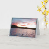 De Vijver van Walden: Reiger met citaat Kaart (Gele Bloem)