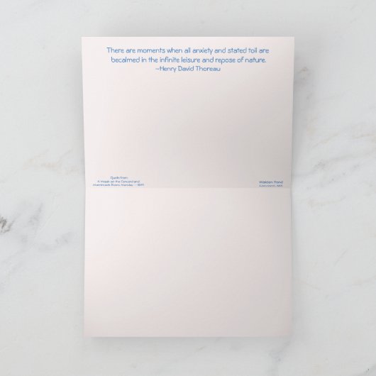 De Vijver van Walden: Zonsondergang Kaart (Binnen)