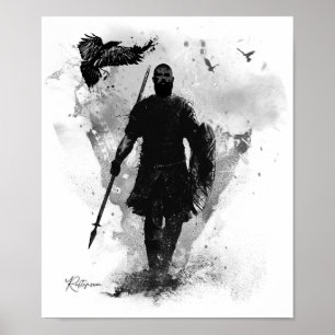 De Viking één stap per keer naar Valhalla Poster