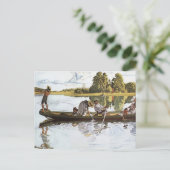 De Viking Expedition van kinderen Briefkaart (Staand voorkant)