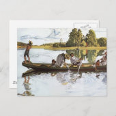 De Viking Expedition van kinderen Briefkaart (Voorkant / Achterkant)