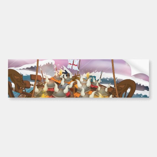 De Vikingen Bumpersticker (Voorkant)