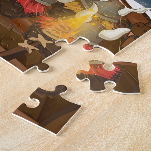 De Vikings Legpuzzel (Zijkant)