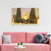 De Villa Malta, Rome door Lord Frederic Leighton Canvas Afdruk (Insitu (Woonkamer))