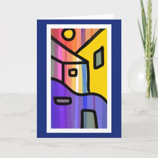 De Villa van de vakantie (Wenskaart) Kaart (Voorkant)