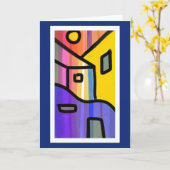 De Villa van de vakantie (Wenskaart) Kaart (Gele Bloem)