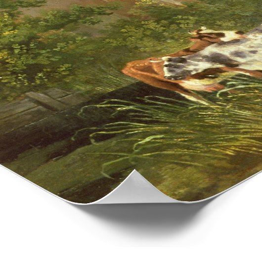 De Village Pond Poster (Hoek)