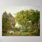 De Village Pond Poster (Voorkant)