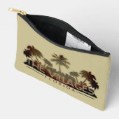 De Villages Florida palm zip pouch Etui (Open)