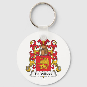 De Villiers Family Crest Sleutelhanger