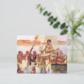 De vinding van Moses Briefkaart (Staand voorkant)