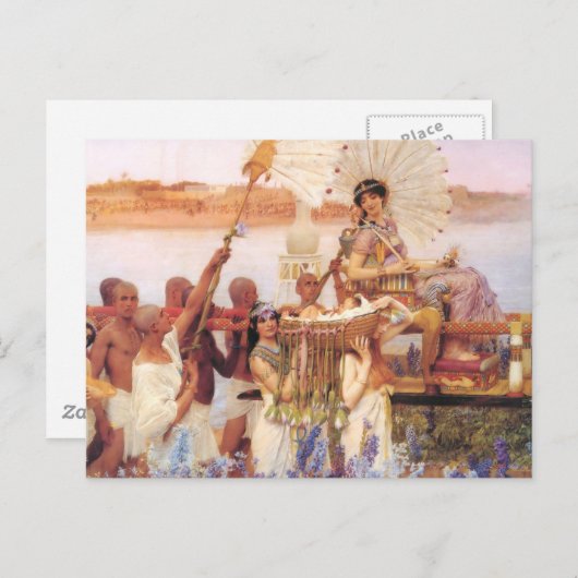 De vinding van Moses Briefkaart (Voorkant / Achterkant)