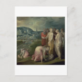 De vinding van Mozes (olie op doek) Briefkaart (Voorkant)