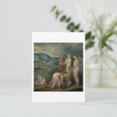 De vinding van Mozes (olie op doek) Briefkaart (Staand voorkant)