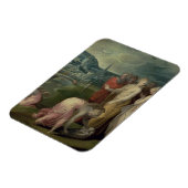 De vinding van Mozes (olie op doek) Magneet (Linkerzijde)
