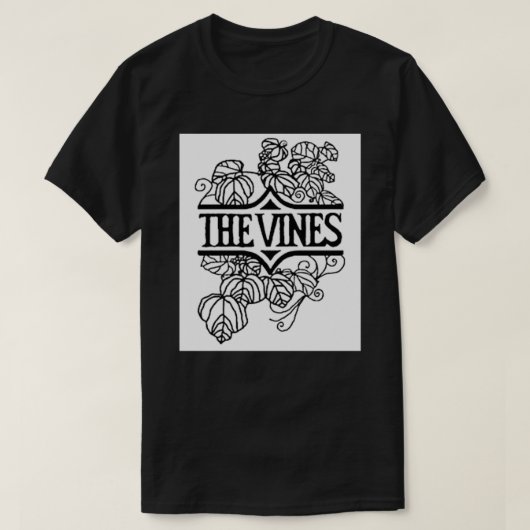 De Vines - klassieke Aussie alternatieve rotsband. T-shirt (Design voorkant)