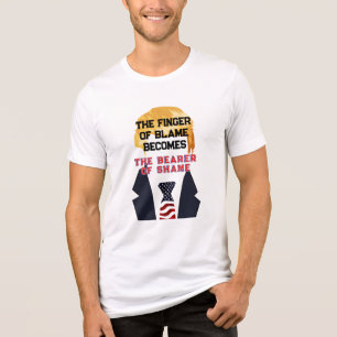 De vinger van de schuld Trump T-shirt