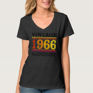 De Vintage 1966 56ste verjaardagsfeestje T-shirt