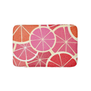De vintage achtergrond van de grapefruit badmat