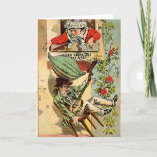 De Vintage Advertentie van de Zaden van de rijst Kaart