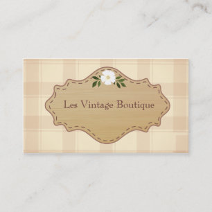 De Vintage Boutique van het Malplaatje van het Visitekaartje