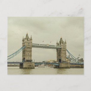 De vintage Brug van de Toren Briefkaart