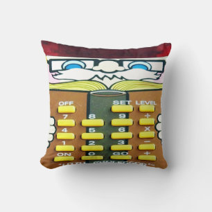De vintage Calculator van het Kind Kussen