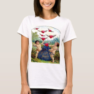 De vintage Cherubijnen van Valentijn T-shirt