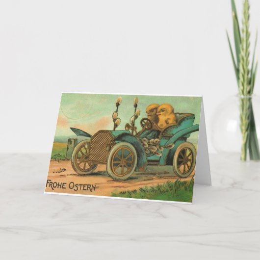 De vintage Duitse Kaart van Pasen (Voorkant)