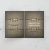 De vintage elegante uitnodiging van het (Binnen)