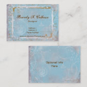 De vintage Franse Visitekaartjes van Toile & van (Voorkant / Achterkant)