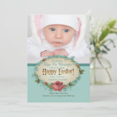 De vintage Gelukkige Aankondiging van de Geboorte (Staand voorkant)