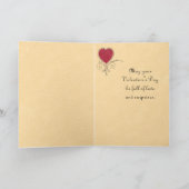 De vintage Gevangene van Valentijn van de Kaart (Binnen)