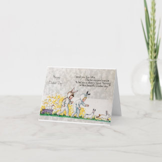 De vintage Groeten van Pasen Feestdagen Kaart