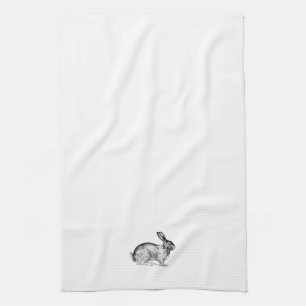 De vintage Handdoeken van de Keuken van het Konijn