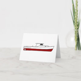 De vintage Houten Chesapeake Boot van Deadrise van Kaart
