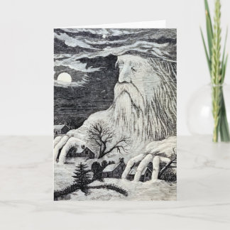 De Vintage Illustratie van "Jack Frost" Kaart