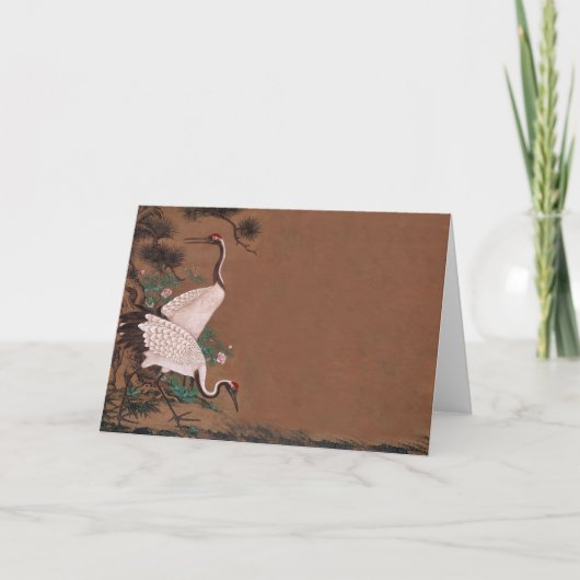 De vintage Japanse Uitnodigingen van het Huwelijk (Voorkant)