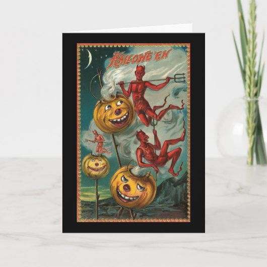 De vintage Kaart van de Duivel (Voorkant)