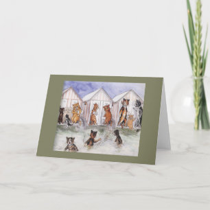 De Vintage Kaart van de kat