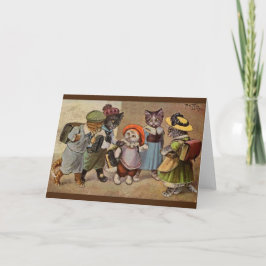 De vintage Kaart van de Nota van de Dagen van de