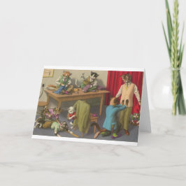 De vintage Kaart van de Nota van de Winkel van de
