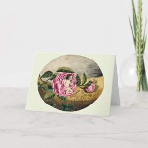 DE VINTAGE KAART VAN DE VALENTIJNSDAG