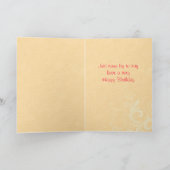 De vintage Kaart van de Verjaardag (Binnen)