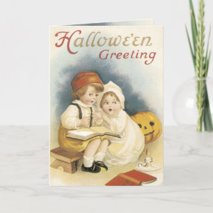 De vintage Kaart van Halloween