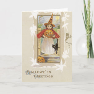 De vintage Kaart van Halloween