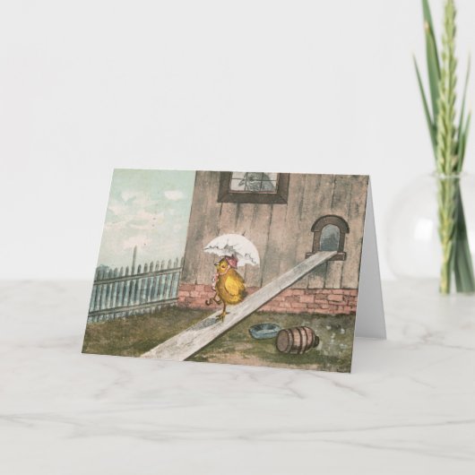 DE VINTAGE KAART VAN PASEN (Voorkant)